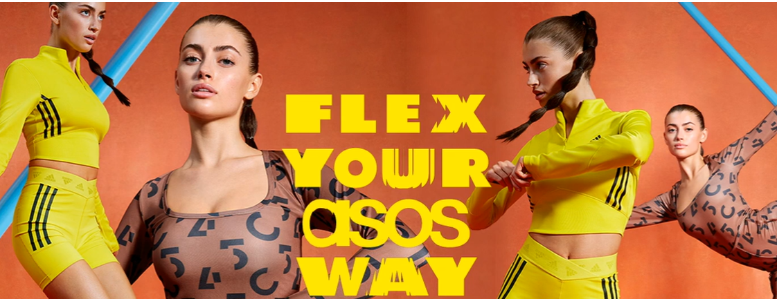 Die Startseite von Asos.com