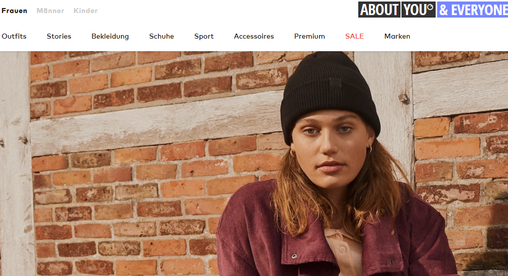 Die Kategorien von AboutYou
