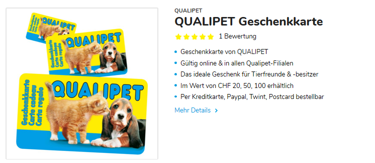 Der Gutschein von Qualipet