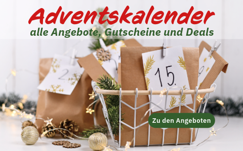 Adventskalender 2024 mit Gutscheinen und Cashback günstig shoppen