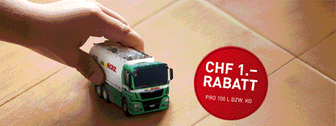 Migrol Gutschein: 1CHF Rabatt pro 100 L Heizöl