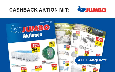 Jetzt im Sommer mit JUMBO Gutschein & Cashback sparen