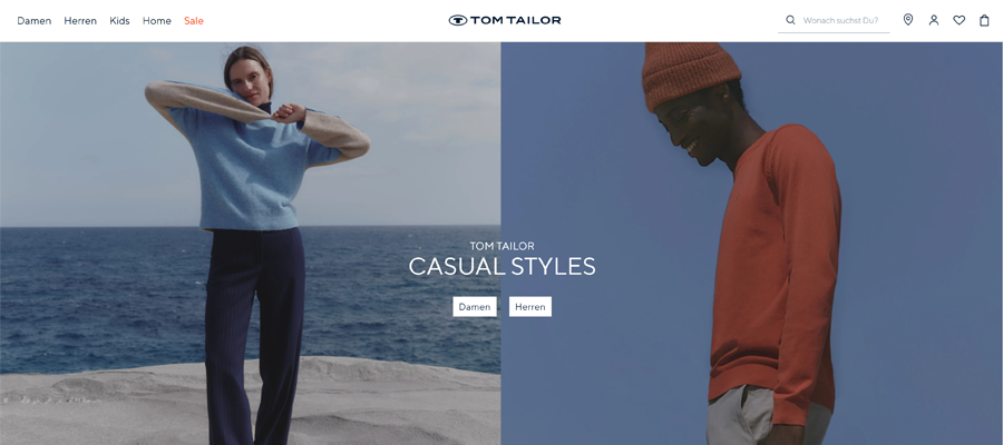Startseite TOM TAILOR Online-Shop