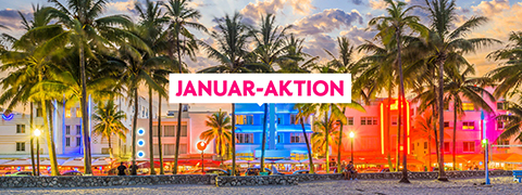 Januar Aktion - Mindestens 40% Rabatt auf Hotels