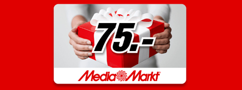 Red Sunday bei MediaMarkt mit CHF 75.- Cashback* + CHF 10.-