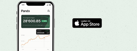 Pando by Swiss Life App im iOS App Store von Apple