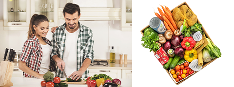CHF 95.– Rabatt für die 2 Personen Kochbox mit dem exklusiven Gutschein