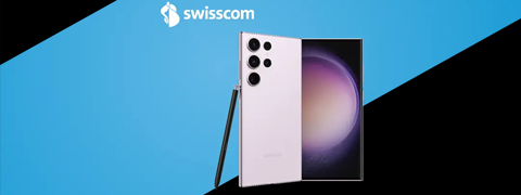 Bis zu 650.- Rabatt Samsung Galaxy S23 Ultra mit Swisscom Mobile blue Abo