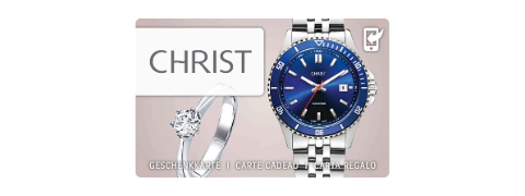 CHRIST Gutscheine - schon ab CHF 10 verschenken