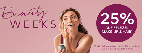 Import Pafumerie Beauty Weeks: 25% Rabatt auf Pflege, Make-Up & Hair! 