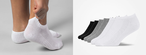 Mengenrabatt: 18% auf SNOCKS Kinder Sneaker Socken sparen