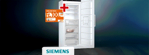 Siemens Gefrierschrank kaufen = 100.– Coop Gutschein sichern