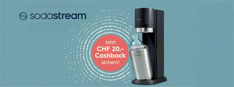 Sodastream: 20CHF Cashback sichern