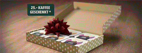 CoffeeB Aktion: 25CHF Kaffee-Guthaben geschenkt