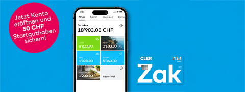 Zak Gutscheincode: 50CHF Startguthaben geschenkt! Zak Gutscheincode: 50CHF Startguthaben geschenkt!
