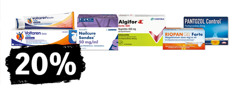Coop Aktionen: 20% Rabatt auf Voltaren, Algifor & mehr
