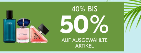 Import Parfumerie Aktionen: Bis 50% Rabatt! HOT SUMMER DEAL