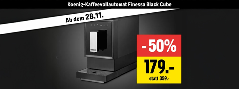JUMBO Aktionen: Black Friday – 50 % auf Koenig Finessa Black Cube