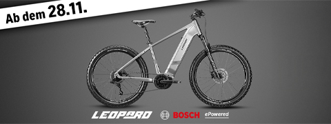 JUMBO Aktionen: Black Friday – 50 % auf E-Mountainbike Leopard Kamor
