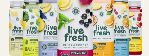 LiveFresh Coupon: Bis zu 21% Rabatt auf klassische Saftkuren