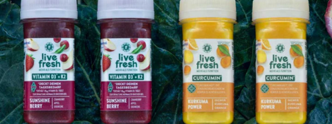 LiveFresh Gutschein: 30% Rabatt auf Saft-Shots