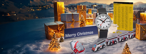 SBB Gutschein: Weihnachtsgeschenk finden - 20% Rabatt auf Mondaine Armbanduhren