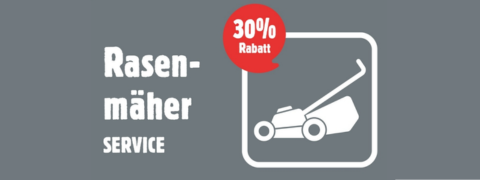 30% Rabatt auf den Jumbo Rasenmäher Service