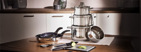 XXXLutz Gutschein: 30% auf Töpfe, Pfannen, Geschirr & Besteck