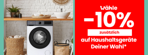 Conforama Voucher: 10% Rabatt auf ein Haushaltsgerät 