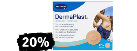 20% Rabatt auf DermaPlast® Sensor Patches bei Coop Vitality 