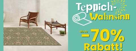 Conforama Aktionsdeal: Bis zu 70% Rabatt auf Teppiche