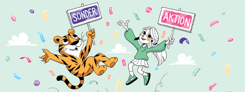 Alle Deals im Überblick mit dem Stickerella Gutschein auf der Sonderangebots‑Seite