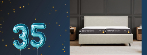 TEMPUR Jubiläum Gutschein – 25 % auf FORM Matratzen, Rahmen und Betten