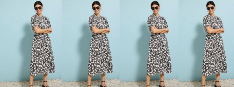 Bonprix Top Deal: Weites Midikleid für nur 29.95CHF