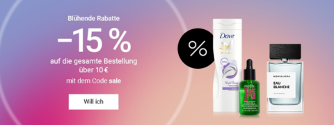 Notino Gutscheincode: 15% Rabatt auf die ganze Bestellung