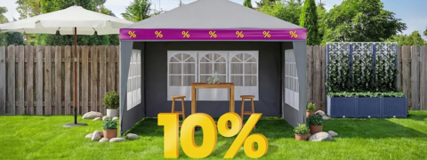 VidaXL Gutschein: 10% Rabatt auf auf Outdoor-Essentials