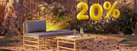 VidaXL Deal: Bis zu 20% Rabatt auf ausgewählte Gartenmöbel