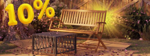 VidaXL Gutschein: 10% Rabatt auf Outdoor-Sitzmöbel