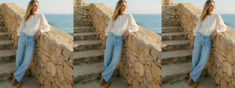 Bonprix Top Deal: 40% Rabatt auf Wide-Leg-Jeans