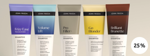PerfectHair Gutschein: 25% Rabatt auf John Frieda