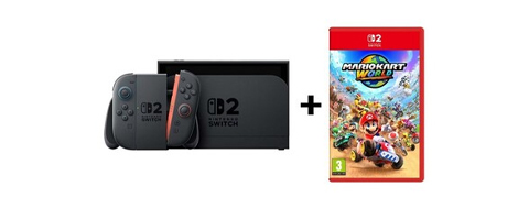 110CHF Rabatt auf das Nintendo Switch 2 Bundle inkl. Mario Kart World mit dem Postshop Gutschein