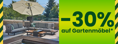 Conforama Coupon: 30% Rabatt auf Gartenmöbel