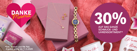Coop Aktionen: 30% Rabatt auf Schmuck & Uhren