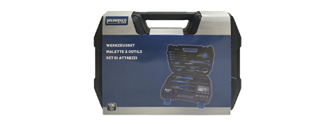 50% sparen auf das 100-tlg. Werkzeugset mit dem JUMBO Rabatt