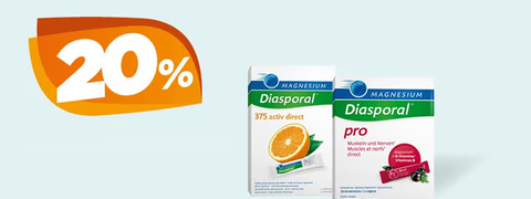 Coop Vitality Aktion: 20% Rabatt auf Magnesium-Diasporal