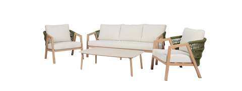 JUMBO Gartenmöbel Aktion: 50 % Rabatt auf das Rope-Lounge-Set Reno