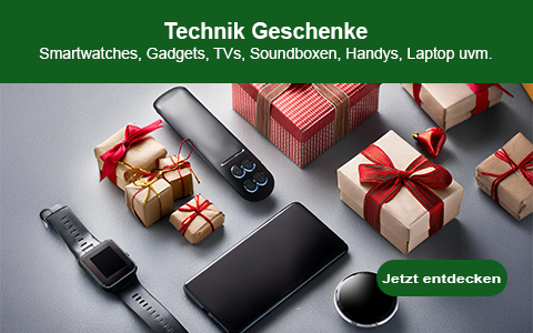Geschenke für Technikbegeisterte: Mit Cashback & Gutschein doppelt sparen Geschenke für Technikbegeisterte: Mit Cashback & Gutschein doppelt sparen